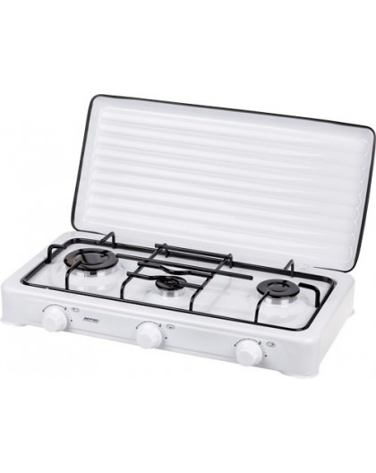 MPM KN-03/1K White Countertop 60 cm Gas 3 zone(s)