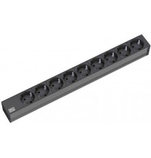 Bachmann 9x Schuko, 2m power extension 9 AC outlet(s) Black