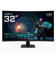 GIGABYTE GS32QCA 31.5" QHD Curved Gaming Monitor - 2560 x 1440, 180Hz, 1ms, 250 cd/m², FreeSync, HDR Ready, HDMI 2.0, Displaypor
