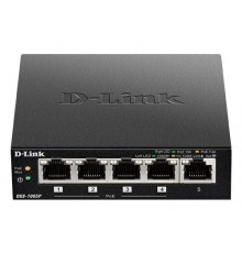 D-Link DGS-1005P/E network switch Unmanaged Gigabit Ethernet (10/100/1000) Power over Ethernet (PoE) Black