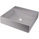 Granite countertop washbasin with space for a tap - 400x400 mm