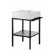Standing bathroom console with washbasin - 56.5x50 cm