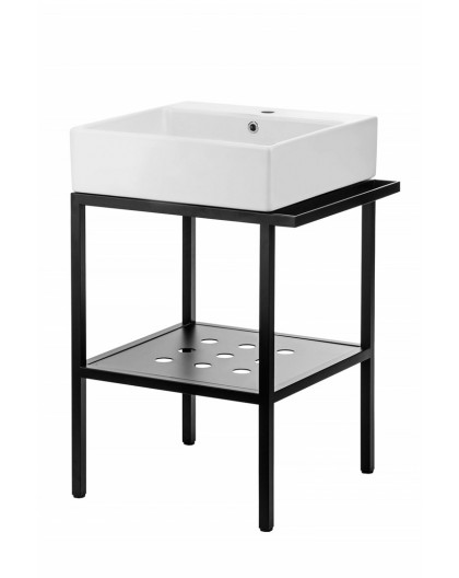 Standing bathroom console with washbasin - 56.5x50 cm