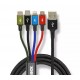 Universal 4 in 1 charging cable I-BOX USB IKUM4W1