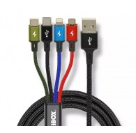 Universal 4 in 1 charging cable I-BOX USB IKUM4W1