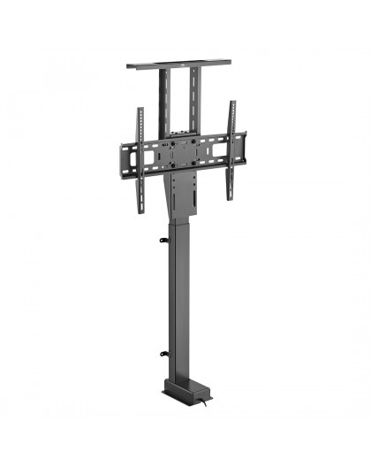 Maclean MC-866T Smart Motorized Electric TV Lift TUYA Mobile App Floor Mount Bracket Alexa Google Home 37''-80'' 60kg Cabinet VE