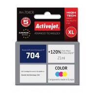 Activejet AH-704CR Ink Cartridge (replacement for HP 704 CN693AE Premium 21 ml colour)