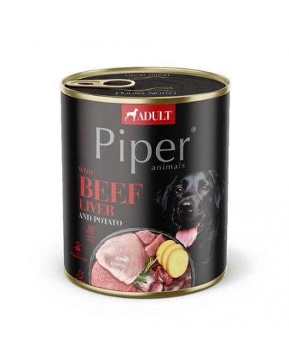 Dolina Noteci Piper with beef liver and potatoes - Wet dog food 800 g