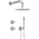 Concealed shower set with shower head