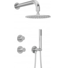 Concealed shower set with shower head