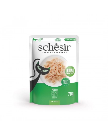 SCHESIR Chicken fillet in jelly - wet cat food - 70g