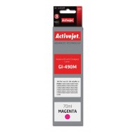 Activejet AC-G490M Ink cartridge (replacement for Canon GI-490M Supreme 70 ml 7000 pages, magenta)