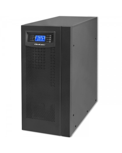 Qoltec Zasilacz awaryjny UPS On-line | Pure Sine Wave | 6kVA | 4.8kW | LCD | USB