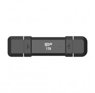 Silicon Power DS72 USB flash drive 1 TB USB Type-A / USB Type-C 3.2 Gen 2 (3.1 Gen 2) Black