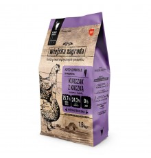 WIEJSKA ZAGRODA Chicken with duck - dry cat food - 1,6kg