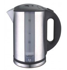 Adler AD 1216 electric kettle 1.7 L Black,Silver 2200 W