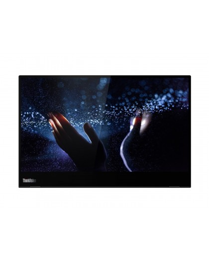 Lenovo ThinkVision M14t LED display 35.6 cm (14") 1920 x 1080 pixels Full HD Touchscreen Black