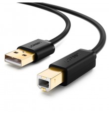 Ugreen 10351 USB cable USB 2.0 3 m USB A USB B Black