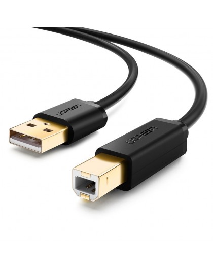 Ugreen 10351 USB cable USB 2.0 3 m USB A USB B Black