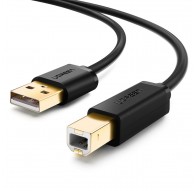 Ugreen 10351 USB cable USB 2.0 3 m USB A USB B Black