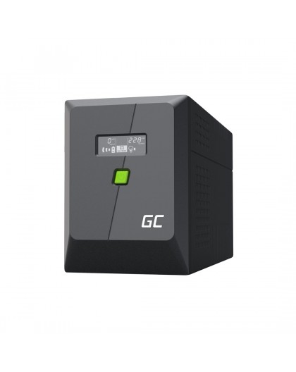Green Cell uninterruptible power supply (UPS) Line-Interactive 2 kVA 1200 W 4 AC outlet(s)