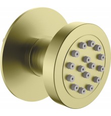Concealed round shower nozzle