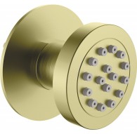 Concealed round shower nozzle