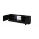 Cama TV cabinet QIU 200 MDF black gloss/black gloss