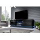 Cama TV cabinet QIU 200 MDF black gloss/black gloss