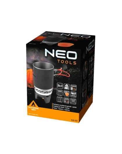 Camping stove pot + burner