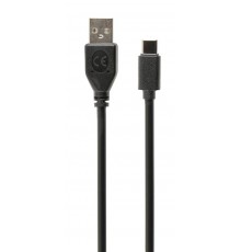 Gembird USB-A/USB-C, 1m USB cable USB 2.0 USB A USB C Black