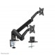 Neomounts DS70-810BL2 Monitor arm 17-32" - gas spring - space saving - 180°-stop