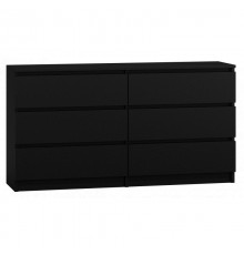 Topeshop M6 140 CZAR 2X3 chest of drawers