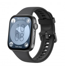 Huawei WATCH Fit 3 4.62 cm (1.82") AMOLED 43.2 mm Digital 408 x 480 pixels Touchscreen Black Wi-Fi GPS (satellite)