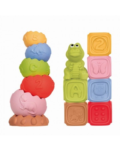 Tullo Sensory blocks – Montessori educational set, 13 pieces