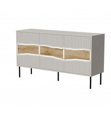 Cama INSERTO 3D chest of drawers 143.5x40x80 cashmere + LED