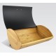 Maestro MR-1775-BLACK bread box Other Black, Wood Bamboo, Metal
