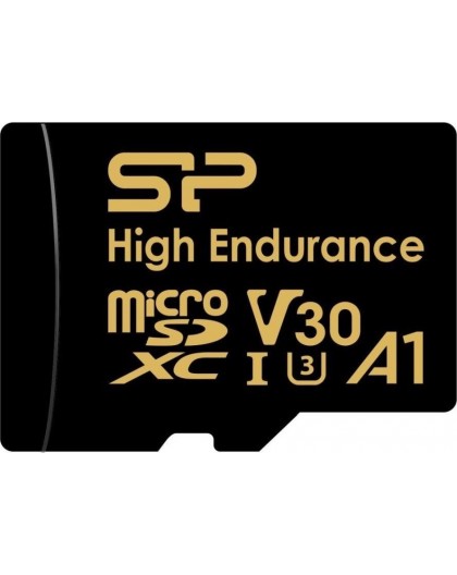 SILICON POWER MICROSDXC HIGH ENDURANCE 128GB V30 + ADAPTER