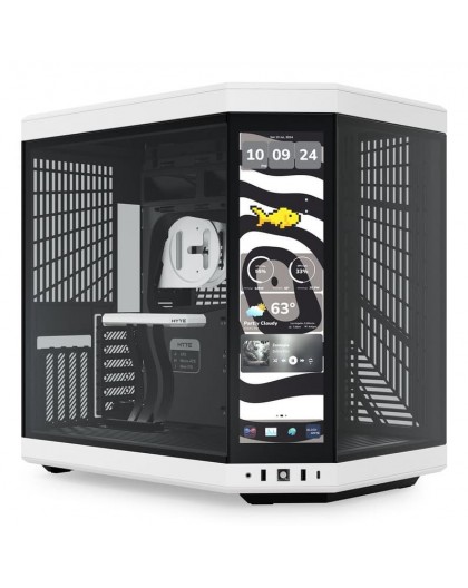 HYTE Y70 Touch Infinite Midi Tower Black, White