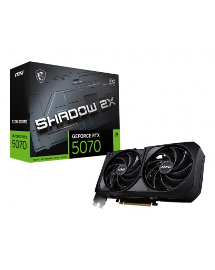 MSI GeForce RTX 5070 12G SHADOW 2X OC NVIDIA 12 GB GDDR7 - BULK