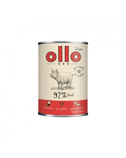 OLLO Pure Pork - wet dog food - 850g