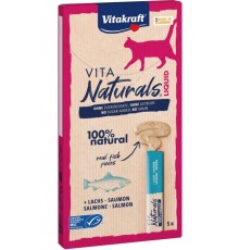 VITAKRAFT Vita Naturals Liquid Salmon - cat treats - 5 x 15g