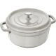 STAUB LA COCOTTE Round cast iron pot 3.8 ltr, truffle