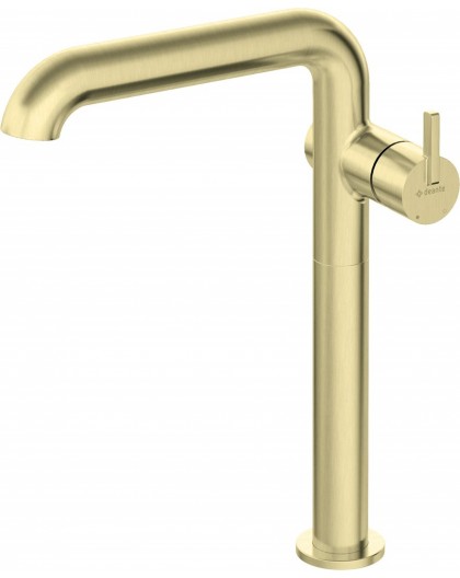Tall basin mixer with rectangular spout