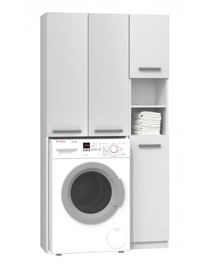 Topeshop ZESTAW MARPOL DD BIEL bathroom storage cabinet White