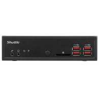 Shuttle XPC slim Barebone DH32U5, Intel i5-1135G7, 4x HDMI 2.0b 2x LAN, 2x COM, incl. VESA 24/7 permanent operation