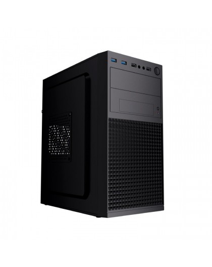 Gembird Mini-tower computer case Fornax K300, Micro-ATX, 2x USB 3.0 + 2x USB 2.0, black