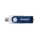 Patriot Memory 64GB Xporter X550 USB flash drive Dual USB A+C (PS64GX550AAD) White, Blue