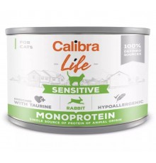 CALIBRA Cat Life Sensitive Rabbit - wet cat food - 200g
