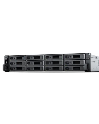 Synology RackStation RS2423+ NAS/storage server Rack (2U) Ryzen Embedded V1780B 8 GB DDR4 0 TB DiskStation Manager Black, Grey